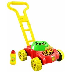 Газонокосилка Fisher-Price Сине-красная с мыльными пузырями CGM02