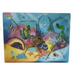 Пазл Деревянный Fisher-Price Познаем мир FP30558-1