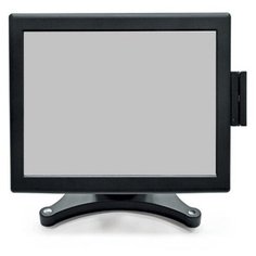 POS-монитор 15" АТОЛ CPOS-15TM, сенсорный, P-CAP, с ридером магнитных карт, черный (40853)