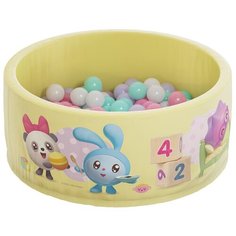 Детский сухой бассейн Romana Airpool Малышарики салатовый