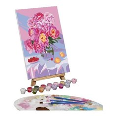 Картина по номерам на холсте "Букет пионов", 30*20 см 5177158 Школа талантов