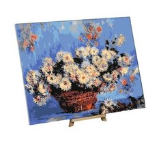 Картина по номерам на холсте с подрамником "Хризантемы" Клод Моне 40*50 см 5135009 Школа талантов