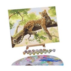 Картина по номерам на холсте с подрамником "Леопард", 40*30 см 5222601 Школа талантов