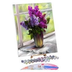 Картина по номерам на холсте с подрамником "Ароматная сирень" 40*50 см 5248136 Школа талантов