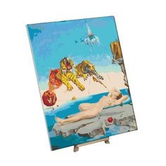 Картина по номерам на холсте с подрамником "Сон, вызванный полётом пчелы вокруг граната, за 5135015 Школа талантов