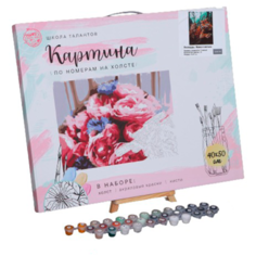 Картина по номерам на холсте с подрамником "Леопарды. Мама и малыш" 40*50 см 5248140 Школа талантов