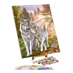Картина по номерам на холсте с подрамником "Волки" 40*50 см 5005793 Школа талантов