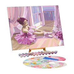 Картина по номерам на холсте с подрамником "Балерина" 40*50 см 5351093 Школа талантов