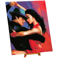 Картина по номерам на холсте с подрамником "Танго" 40*50 см 5351090 Школа талантов