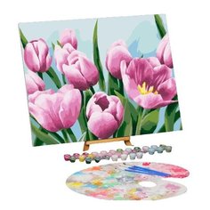 Картина по номерам на холсте с подрамником "Тюльпаны" 40*50 см 5351091 Школа талантов