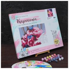 Картина по номерам на холсте с подрамником "Фламинго на закате" 40*50 см 5142068 Школа талантов