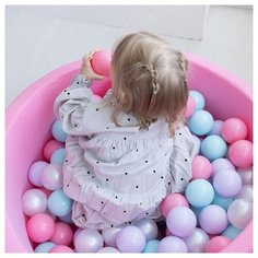 Детский сухой бассейн Romana Airpool Easy розовый