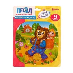 Пазл с музыкальным чипом "Машенька и Медведь" 5066344 Puzzle Time