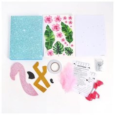 ШКОЛА ТАЛАНТОВ Набор для творчества String art аппликация, фламинго 5043400