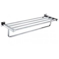 Полка для полотенец с держателем KAISER хром (латунь) (KH-2309)