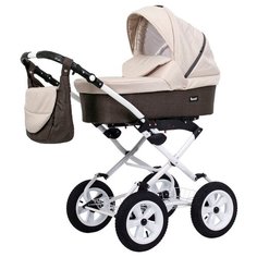 Коляска DREAM Classic (BartPlast) 05 коричневый-бежевый Teddy