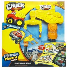 Игровой набор с машинкой Tonka Чак и подъемный кран Hasbro