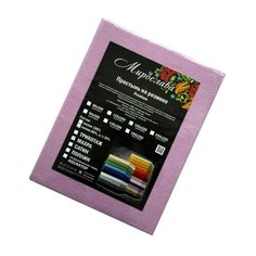 Простыня "Текстильная лавка" махровая, Сиреневый, 180х200 см