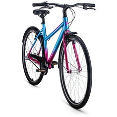 Велосипед 28" Forward Corsica 28 AL 20-21 г рама 54 см голубой/розовый/1BKW1C383003