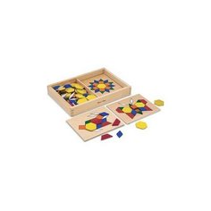 Трафарет с блоками на досках (10029) Melissa & Doug