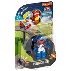 Трансформер 2в1 BONDIBOT робот - машинка "исследователь", трансформация в одно касание (ВВ4929) Bondibon