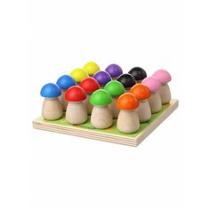 Сортер WOODLANDTOYS Грибная полянка (152303)