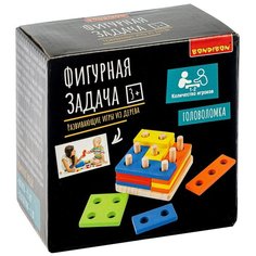 Развивающие игры из дерева Bondibon Головоломка «ФИГУРНАЯ ЗАДАЧА» (ВВ4862)