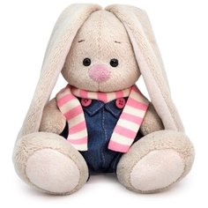 Мягкая игрушка BUDI BASA Зайка Ми в джинсовом комбинезоне 15 см (SidX-451)