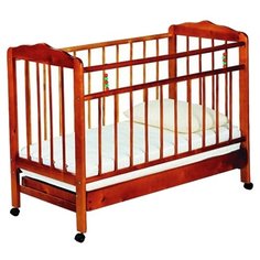 Кроватка ЧП Смирнов Женечка-2 (качалка) вишня