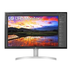 Монитор LG 32UN650-W 31.5", серебристый/черный/белый