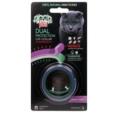 GOOD NEEM ошейник от блох и клещей Plus двухслойный для кошек и котят, 35 см, фиолетовый