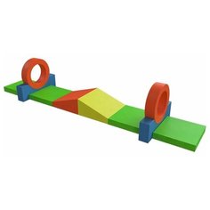 Мягкий игровой комплекс ROMANA Тропинка ДМФ-МК-10.89.24, зеленый/желтый/оранжевый/синий