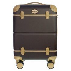 Чемодан PROFFI Tour Vintage S 36 л, коричневый