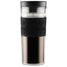 Термокружка Bodum Travel Mug, twist, 0.45 л черный