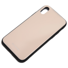 Чехол TFN на Iphone X Glass beige
