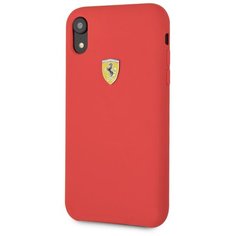 Чехол Ferrari для iPhone XR On-Track SF Silicone case Hard Red