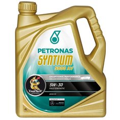 Синтетическое моторное масло Petronas Syntium 5000 AV 5W30, 4 л