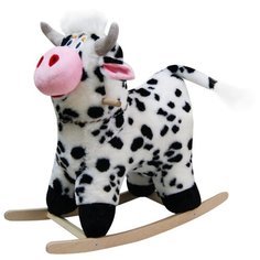 Детская мягкая игрушка качалка для малышей (каталка) "Корова-пятнистая" Тутси