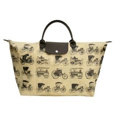 Сумка 175 Retro cars бежевая Antan