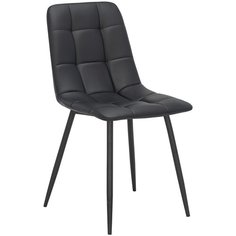 Стул Leset Скай металл Черный/экокожа Черная