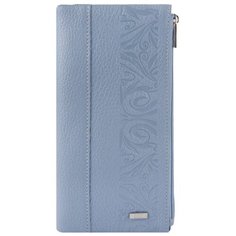 Кошелек ДЖЕНИФЕР ЛАЗУРЬ Esse, флотер голубой/серо-голубой тиснение, 73998