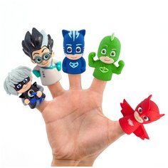 РОСМЭН Пальчиковый театр Герои в масках 5 фигурок (33064)