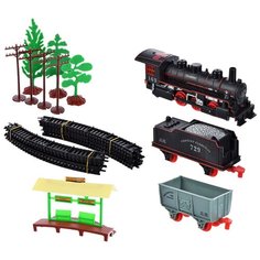 ИГРОЛЕНД Игровой набор Железная дорога Ретро, 276-083