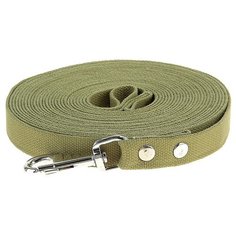 Поводок для собак Зоотехнология-М 14600 зеленый 10 м 25 мм