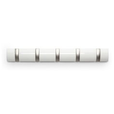 Вешалка настенная горизонтальная Flip 5 крючков белая Umbra