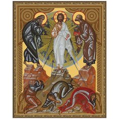 Алмазная мозаика 5D с нанесенной рамкой Molly 40х50 см Вознесение Господне