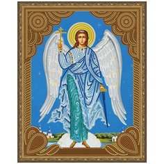 Алмазная мозаика 5D с нанесенной рамкой Molly 40х50 см Ангел хранитель