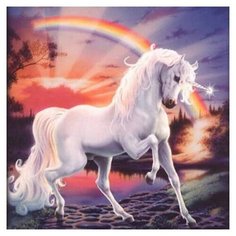 Алмазная мозаика Molly 30х30 см Единорог