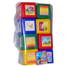 Набор Юг-Пласт "Кубики ХL Азбука" (8 деталей)