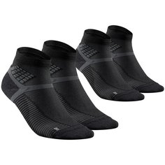 Носки походные 2 пары черные MH500 Mid QUECHUA Х Декатлон EU35/EU36/EU37/EU38 Decathlon